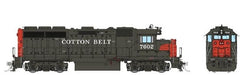 Rapido Trains 40025 HO Scale EMD GP40 Diesel Cotton Belt SSW 7604