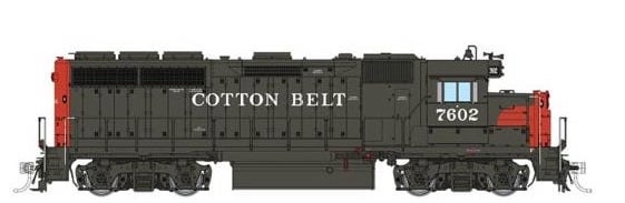 Rapido Trains 40025 HO Scale EMD GP40 Diesel Cotton Belt SSW 7604