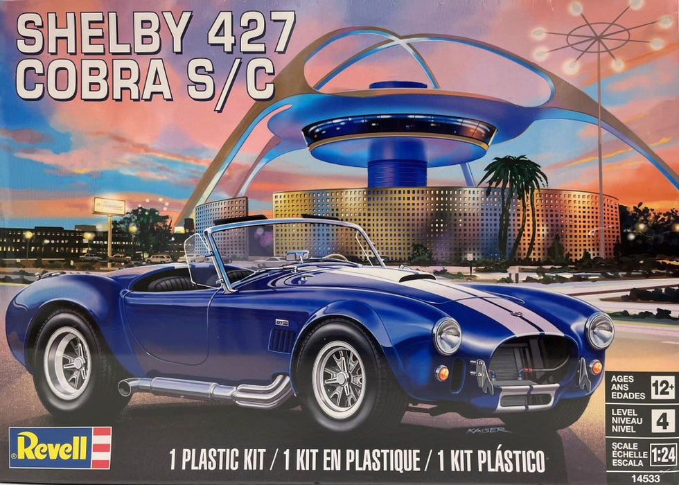 Revell 14533 1/24 Shelby Cobra 427 S/C Skill Level 4 Model Kit