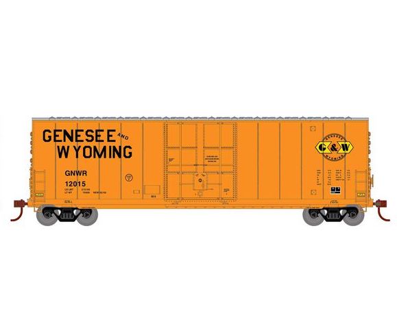 Roundhouse 1179 HO Scale 50' High Cube Smooth Side Box Car Genesee & Wyoming GNWR 12015
