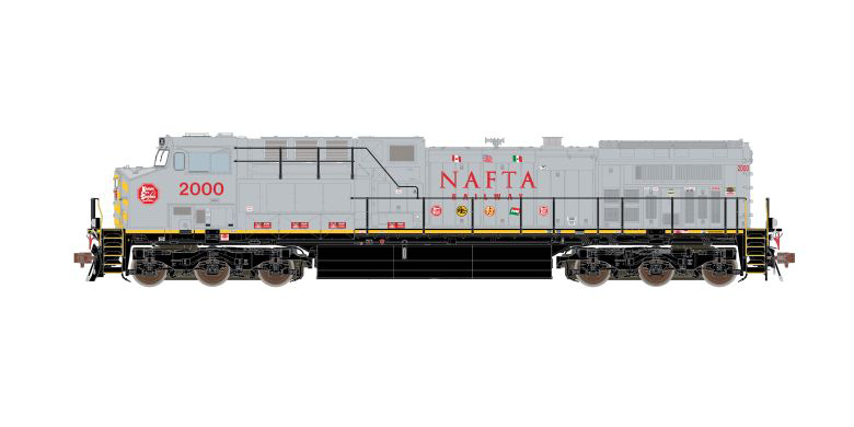 ScaleTrains 39643 HO Scale GE AC4400CW Diesel "NAFTA" KCS 2000 DCC & LokSound