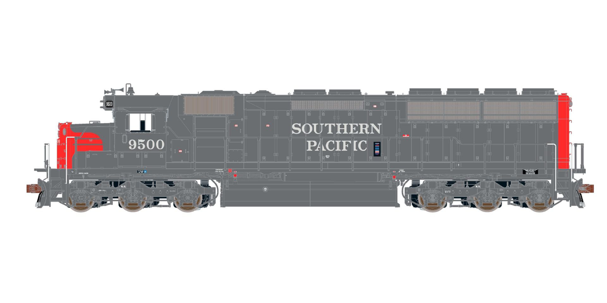 ScaleTrains Museum Quality 70092 HO Scale EMD SD45X Southern Pacific 9 ...