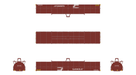 ScaleTrains Rivet 39306 HO Scale Thrall-Trinity 42’ Single-Hood Coil Steel Car Conrail CR 623945