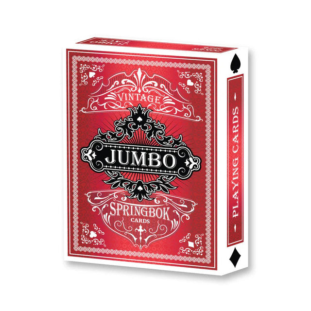 Springbok Vintage Red Jumbo Playing Cards