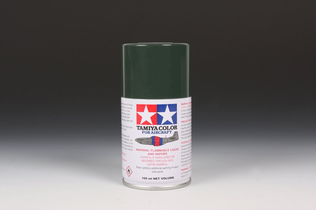 Tamiya 86524 AS-24 Dark Green (German Air) Lacquer Spray for Aircraft