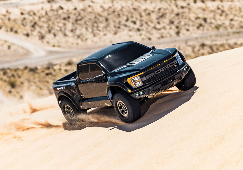 Traxxas 101076-4 Black 1/10 Pro Scale Ford Raptor R™ 4x4 VXL Replica Truck