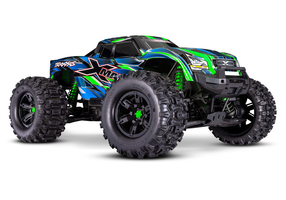 Traxxas 77096-4 Green X-Maxx Monster Truck with 8S ESC and Belted Tires