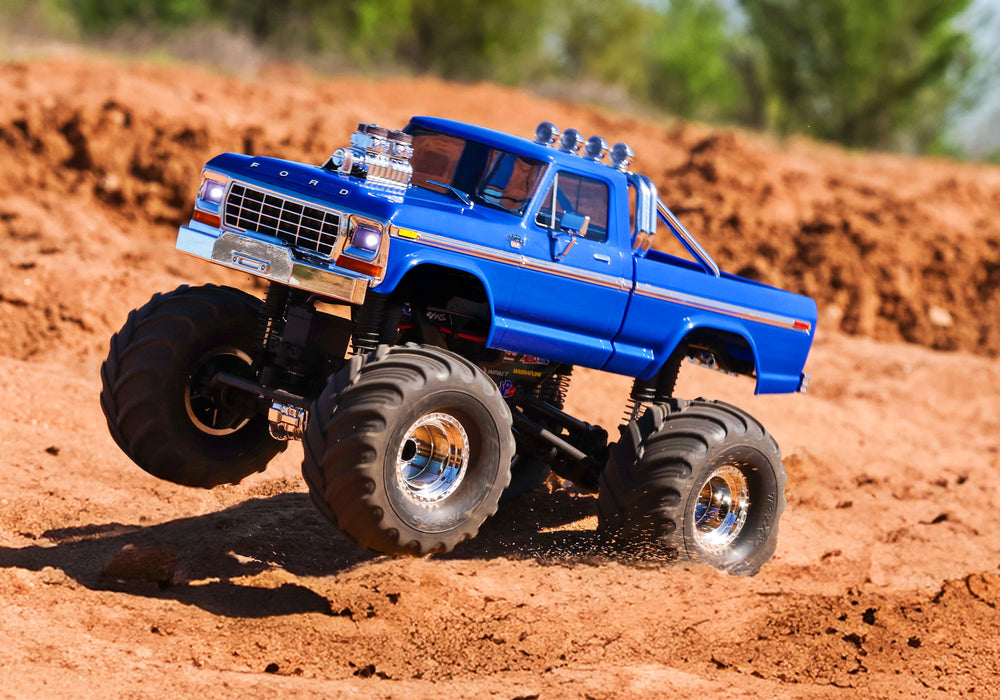 Traxxas 98044-1 Blue 1/18 TRX-4MT Ford F-150 Truck Monster Truck