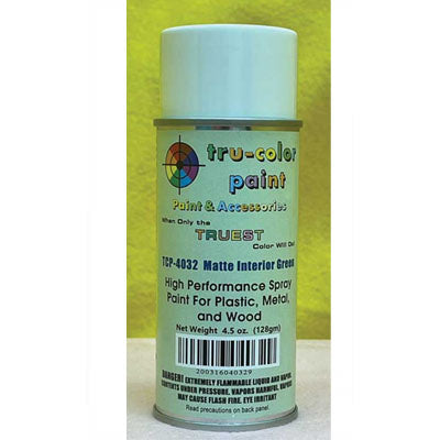 Tru-Color 4032 Matte Interior Green High Performance Spray Paint 4.5oz