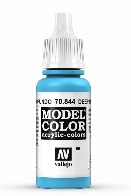 Vallejo 70.844 Deep Sky Blue Model Color 17ml Bottle