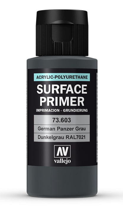 Vallejo Surface Primer 603 - German Panzer Grey (RAL 7021) (70.603) 17ml