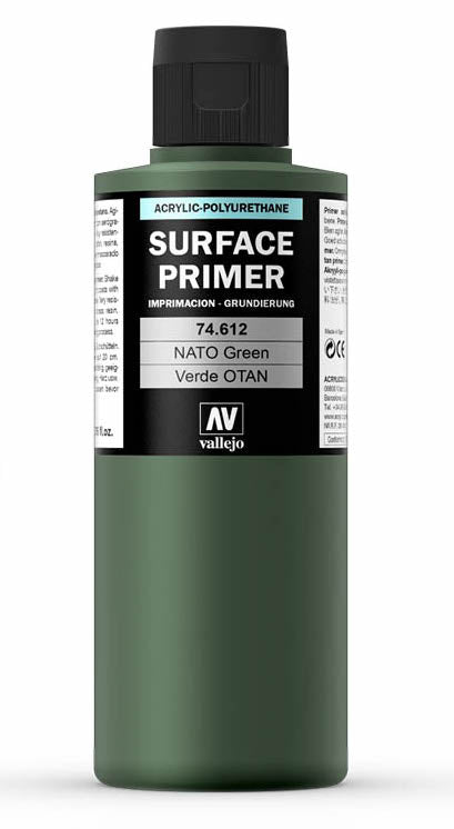 Vallejo 73.609 Russian Green Waterbased Surface Primer 60ml Bottle — White  Rose Hobbies