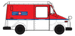 Walthers 949-12254 HO Scale Grumman Long Life Vehicle LLV Mail Truck Canada Post 1987-1998