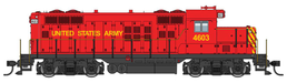 Walthers Mainline 910-20431 HO Scale EMD GP9 Ph II Chop Nose US Army 4650 DCC