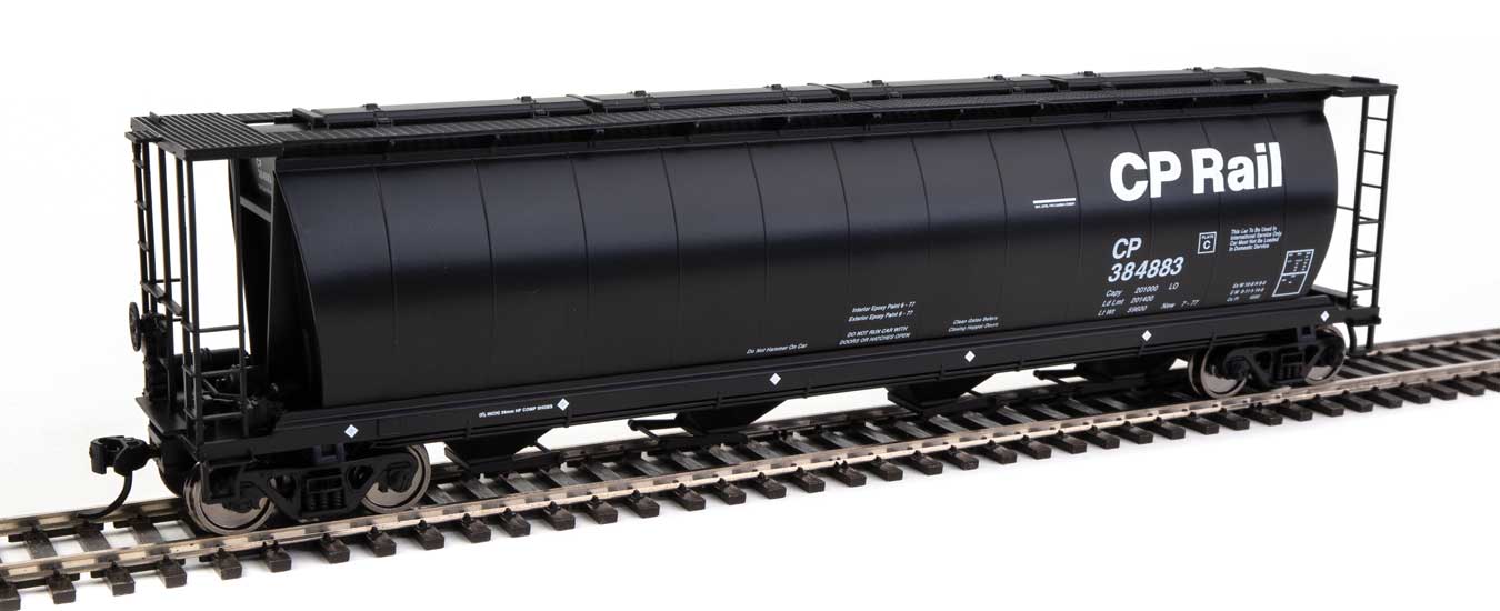 Walthers Mainline 910-7841 HO Scale 59' Cylindrical Covered Hopper CP 384883