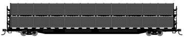 Walthers Mainline 910-8100 HO Scale 89' Bi-Level Shielded Auto Rack Undecorated