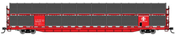 Walthers Mainline 910-8102 HO Scale 89' Bi-Level Shielded Auto Rack Santa Fe ATSF 88012