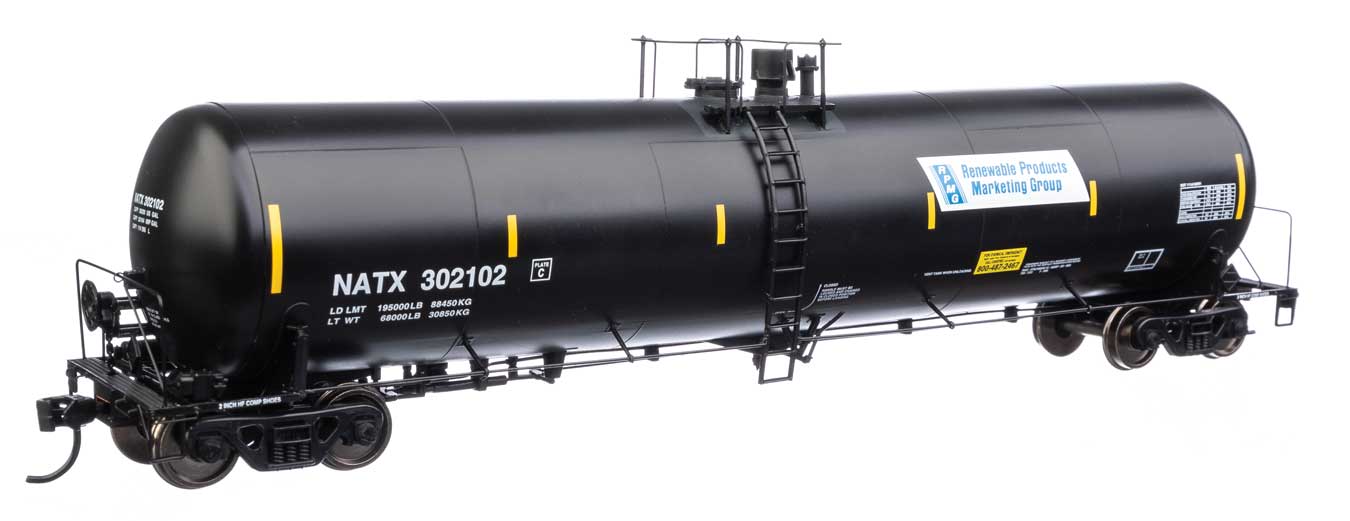 Walthers Proto 920-100638 55' Trinity 30,145-Gal Tank Car Renewable  Products NADX 302180