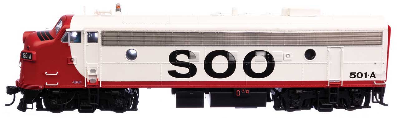 Walthers Proto 920-42555 HO Scale FP7/F7B SOO Line 2501A/2501C DCC/Sound