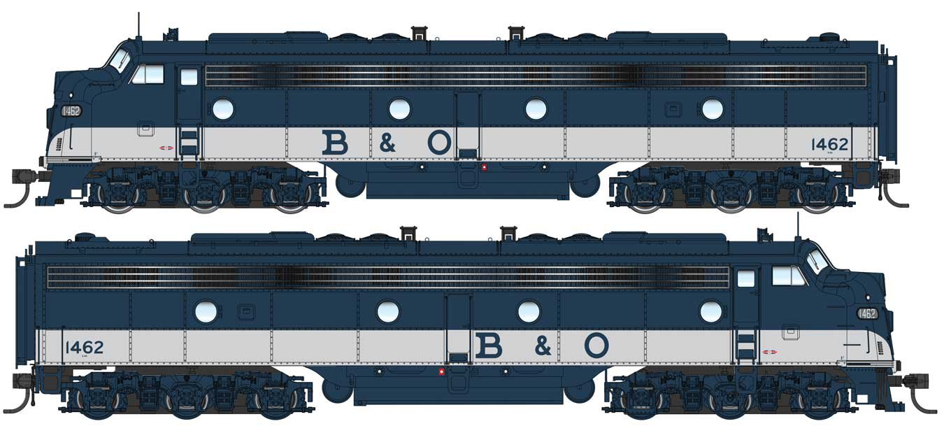 Walthers Proto 920-42908 HO Scale EMD E8A-A Diesel Baltimore & Ohio B ...