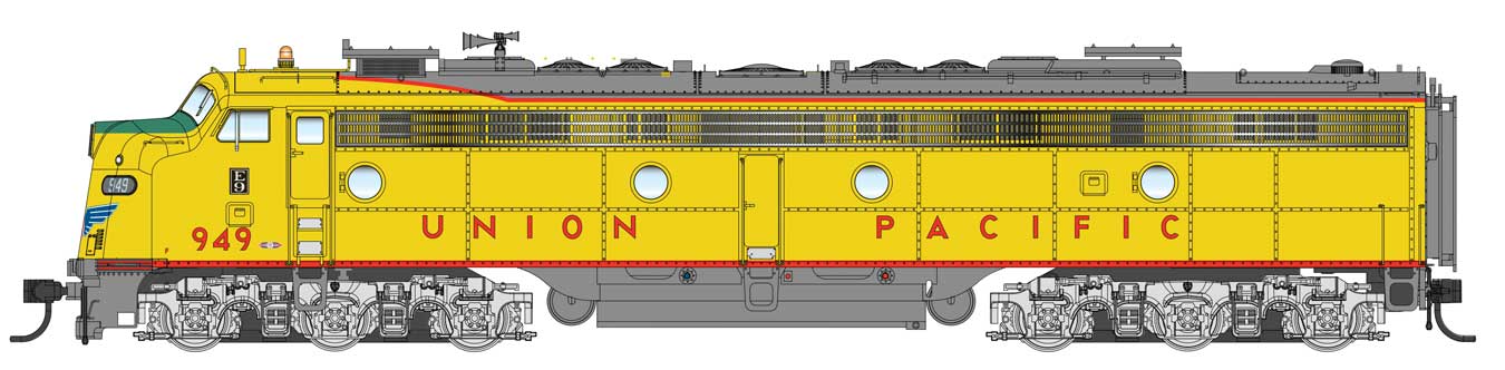 Walthers Proto 920-42919 HO Scale EMD E9Am Diesel Union Pacific UP 951 Heritage DCC LokSound