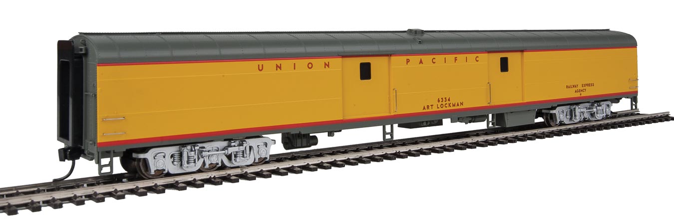 Walthers Proto 920-9204 HO Scale 85' ACF Baggage Union Pacific UP Art  Lockman (Early) Heritage