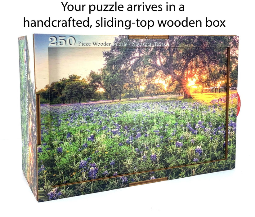 Wimberley Puzzle Company Jacob's Well | Texas Landscape Puzzle | 250, 500, 1000 Pieces