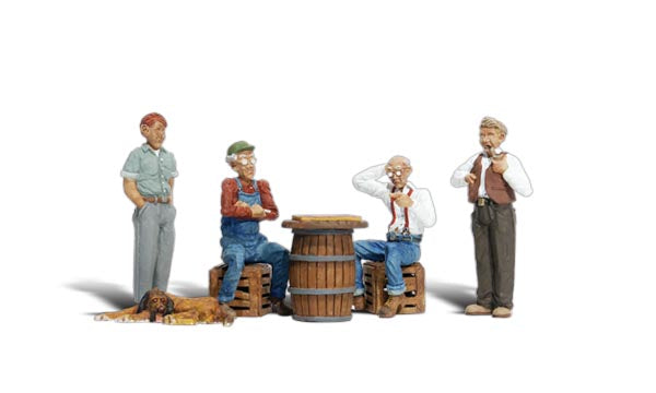 Woodland Scenics A2132 N Scale Figures - Checker Players
