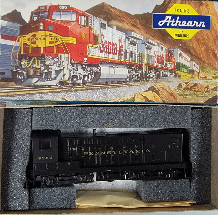 Athearn 3707 HO Scale Baldwin S-12 Diesel (Blue Box Kit) Pennsylvania  PRR 8792 - NOS