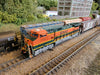 Kato N Scale GE C44-9W Dash-9 "Heritage I" BNSF 1104 - Detailed Custom Painted