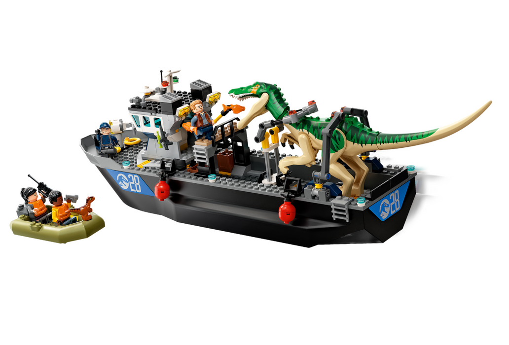 76942 LEGO Jurassic World Baryonyx Dinosaur Boat Escape White Rose Hobbies