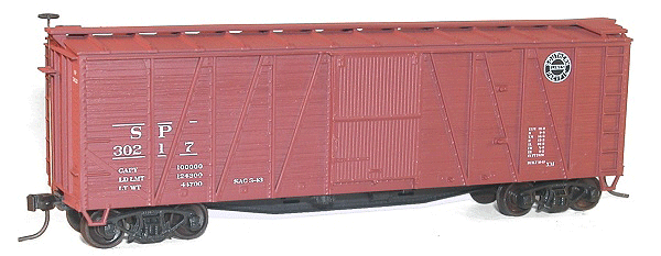 Accurail 41121 HO Scale 40' Outside Braced Boxcar Kit Southern Pacific ...