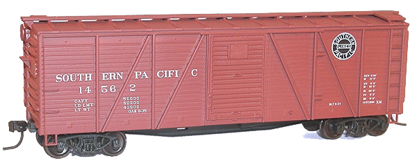 Accurail 71121 HO Scale 40' Single Sheath Boxcar Kit Southern Pacific SP - NOS