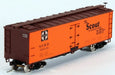 Accurail Accuready 94816 HO Scale 40' Wood Reefer Santa Fe "Scout" - NOS