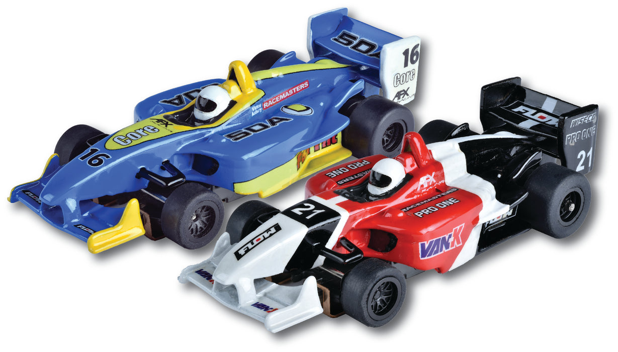 AFX Racing 22020 Giant HO Scale Slot Car Set without Digital Lap Count White Rose Hobbies