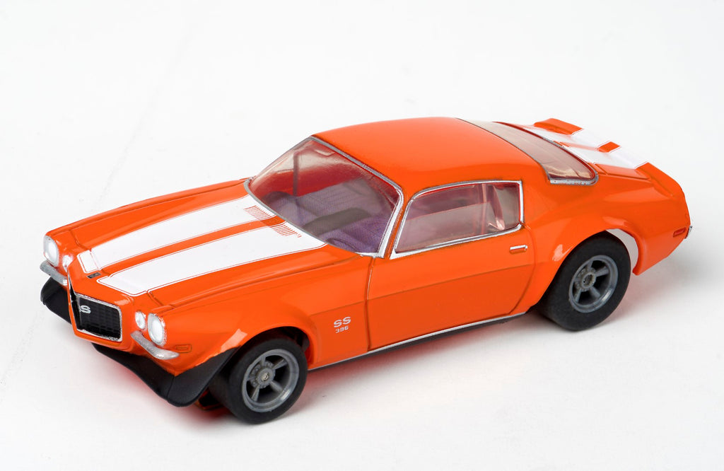 AFX Racing 22027 Chevy Camaro SS396 Orange GT Mega G HO Scale Slot Car