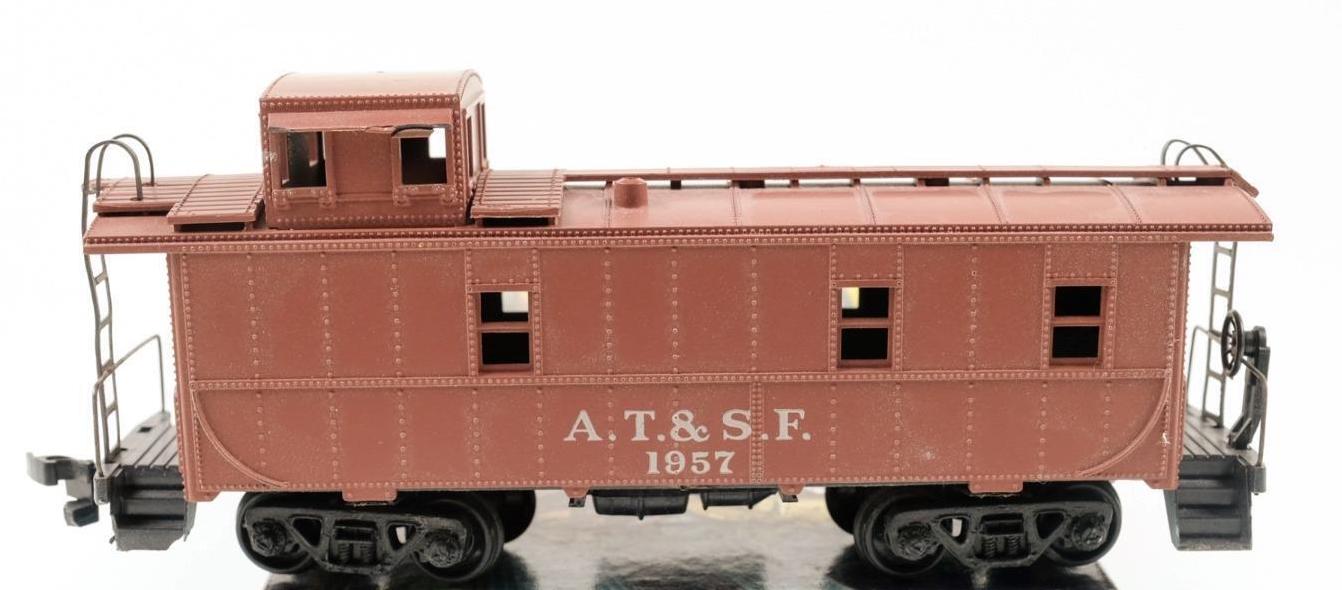 Athearn 1250 HO Scale Cupola Caboose (Blue Box Kit) Santa Fe ATSF 1643 - NOS