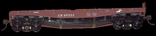 Athearn 1382 HO Scale 40' Flat Car (Blue Box Kit) Conrail CR 69325 - NOS