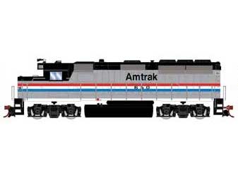 Athearn 18264 HO Scale EMD GP40-2 Amtrak 650 (DCC and Sound Ready ...