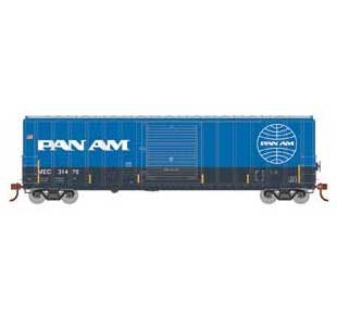 Athearn 18702 HO Scale 50' FMC 5347 Boxcar Pam Am Railways MEC 31578