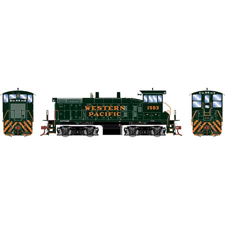 Athearn 28755 HO Scale EMD SW1500 Western Pacific WP 1503 DCC Sound