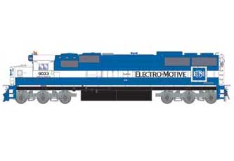 Athearn 72026 HO Scale EMD SD60 EMD Leasing EMDX 9033