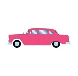 Athearn 74117 HO Scale 1950's Pink Sedan — White Rose Hobbies