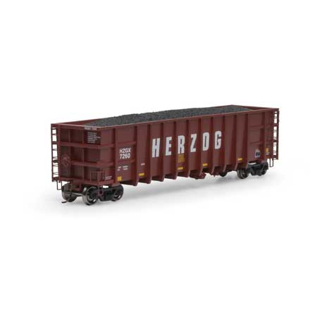 Athearn 7475 HO Scale Thrall High Side Gondola with Load Herzog 