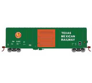 Athearn 76229 HO Scale 50' PS 5344 Boxcar Texas Mexican Railway TM 3193