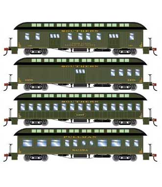 Ho scale top train passenger cars