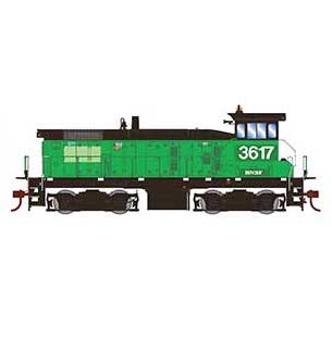 Athearn 86842 HO Scale EMD SW1000 (ex-BN Patched) BNSF 3617 DCC Sound