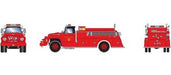 Athearn 92032 HO Scale Chicago Il Ford F-850 Fire Truck 