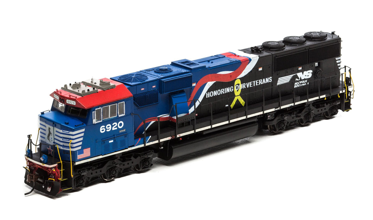 Athearn G65204 HO Scale SD60E Norfolk Southern Veterans NS 6920