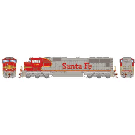 Athearn G71228 HO EMD SD75M Santa Fe ATSF 220 DCC & Sound